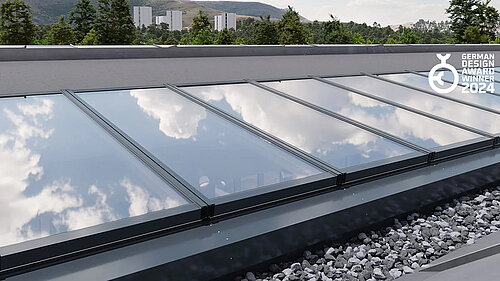 Toit modulaire en verre LAMILUX Modular Glass Skylight MS78